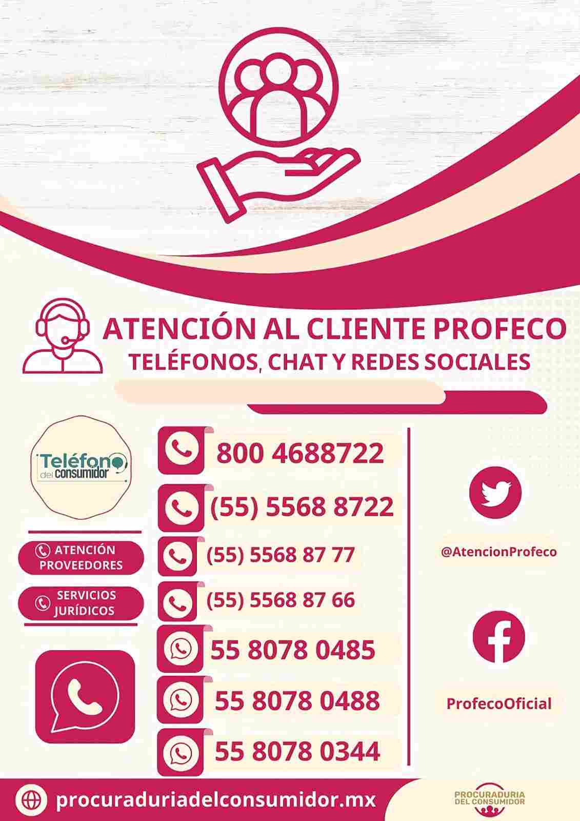 atencion al cliente profeco